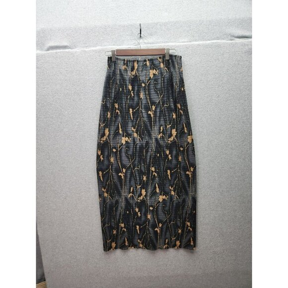 RAFAEL Dresses & Skirts - Pleated Floral Patterned Skirt By Rafael 100% Polyester Made In Italy Size L